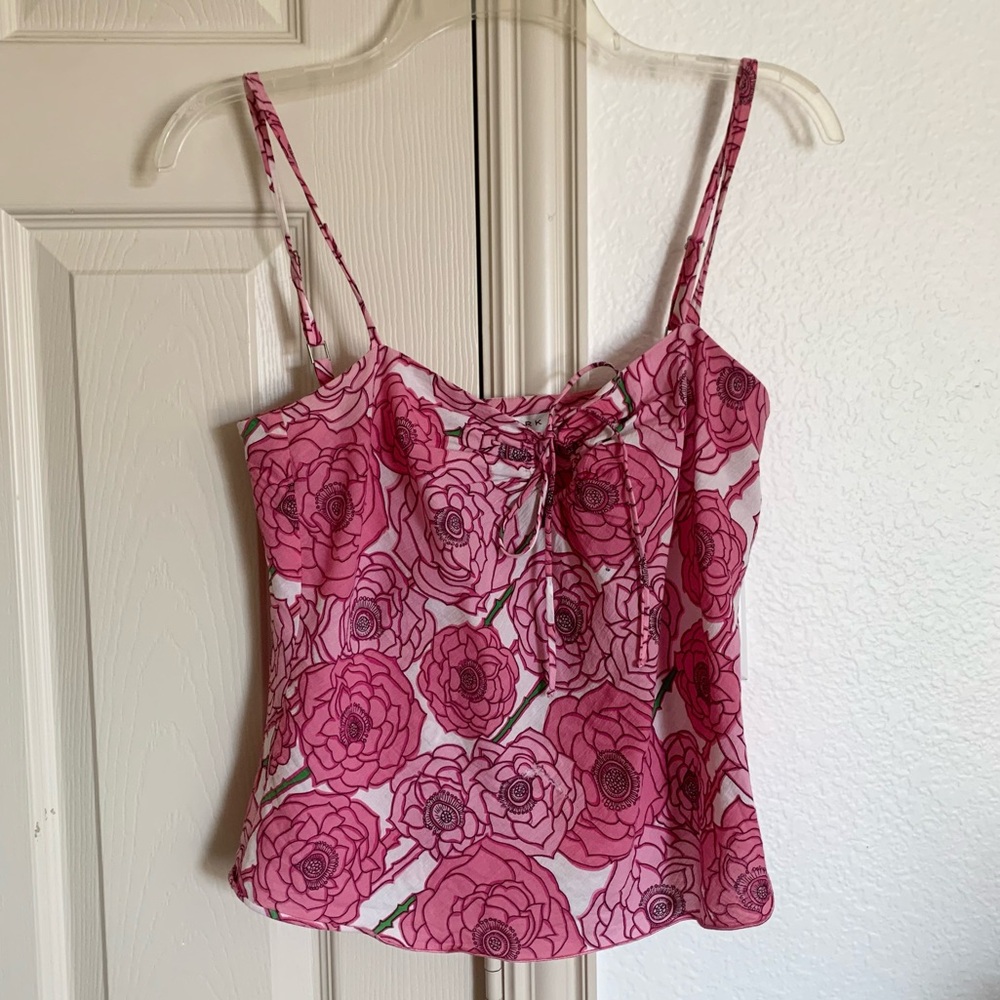rose print tank top 🎀